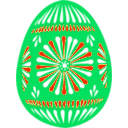 download Easter Egg Blue clipart image with 315 hue color