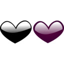 download Heart7 clipart image with 270 hue color