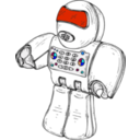 download Calcubot clipart image with 180 hue color