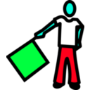 download A Semaphore clipart image with 135 hue color