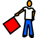 download A Semaphore clipart image with 0 hue color