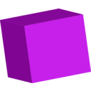 download Cubic clipart image with 270 hue color