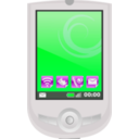 download Modern Pda With Apps clipart image with 90 hue color