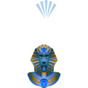 download Sphinx clipart image with 180 hue color