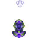 download Sphinx clipart image with 225 hue color