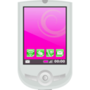 download Modern Pda With Apps clipart image with 270 hue color