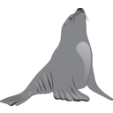 download Sea Lion clipart image with 135 hue color