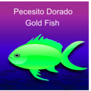 download Pez Dorado Gold Fish clipart image with 90 hue color