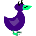 download A Duck clipart image with 90 hue color