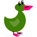 download A Duck clipart image with 270 hue color