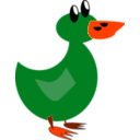 download A Duck clipart image with 315 hue color