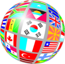 Globe Of Flags