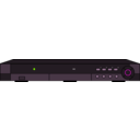 download Digital Video Recorder 4 Channels clipart image with 90 hue color