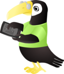 Toucan With Tablet