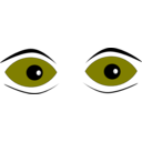 download Eye Right Look clipart image with 180 hue color