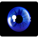 download Deep Blue Eye Inkscape 0 48 clipart image with 0 hue color