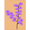 download Flower Flowers Sakura clipart image with 270 hue color