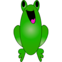 download Frog Icon clipart image with 315 hue color