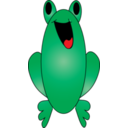 download Frog Icon clipart image with 0 hue color