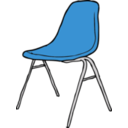 download Modern Chair 3 4 Angle clipart image with 180 hue color