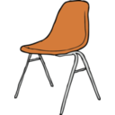 download Modern Chair 3 4 Angle clipart image with 0 hue color