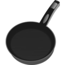 download Frying Pan clipart image with 180 hue color