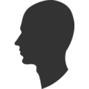download Head Profile clipart image with 90 hue color