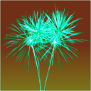 download Firework clipart image with 135 hue color