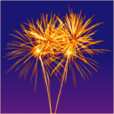 download Firework clipart image with 0 hue color