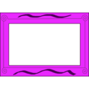 download Border With Ornaments clipart image with 270 hue color