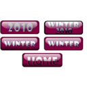 download Buttons Winter clipart image with 90 hue color