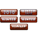 download Buttons Winter clipart image with 135 hue color