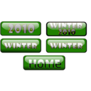 download Buttons Winter clipart image with 225 hue color