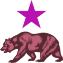 download California Star And Bear Clipart clipart image with 315 hue color