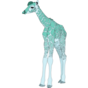 download Baby Giraffe clipart image with 135 hue color