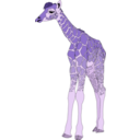 download Baby Giraffe clipart image with 225 hue color