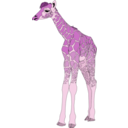 download Baby Giraffe clipart image with 270 hue color