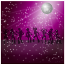 download Disco Dancers Remix 2 clipart image with 90 hue color