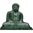 download Kamakura Buddha clipart image with 90 hue color