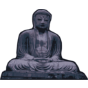 download Kamakura Buddha clipart image with 180 hue color