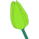 download Tulip2 clipart image with 90 hue color