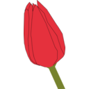 download Tulip2 clipart image with 0 hue color