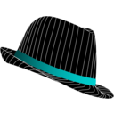 download Fedora Hat clipart image with 180 hue color