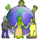 download Embrace The World clipart image with 45 hue color