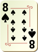 Ornamental Deck 8 Of Spades