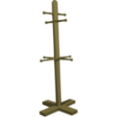 download Coat Stand clipart image with 0 hue color