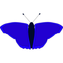 download Orange Butterfly clipart image with 225 hue color