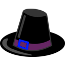 download Pilgrim Hat clipart image with 180 hue color