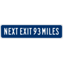 download Next Exit 93 Miles clipart image with 45 hue color