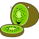 download Cartoon Kiwi clipart image with 0 hue color